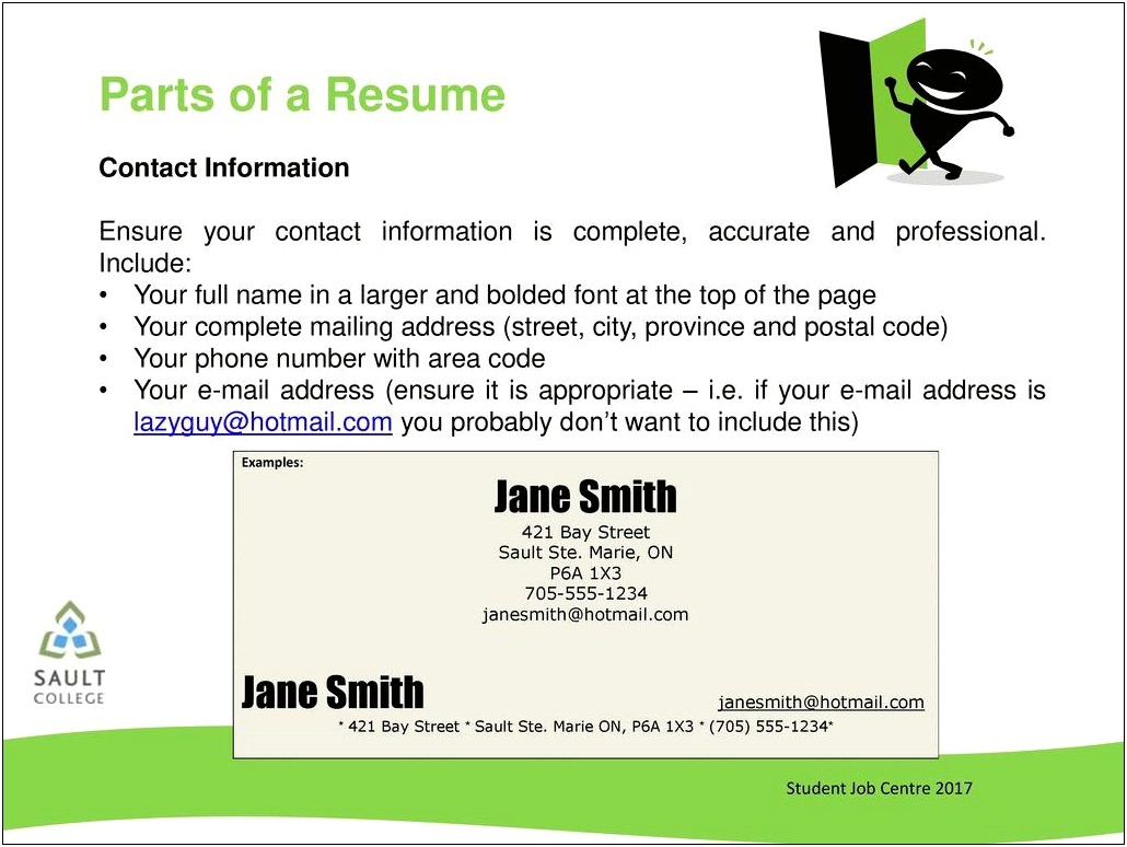Should You Put Your Complete Address On Resume