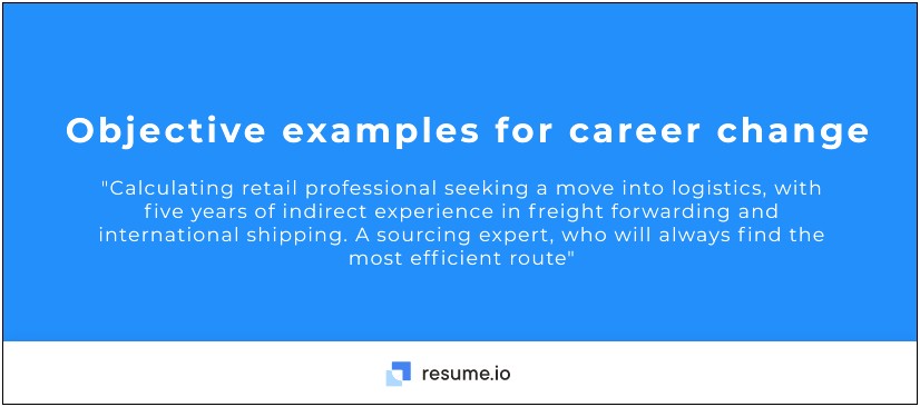 Simple And Short Objective For Resume