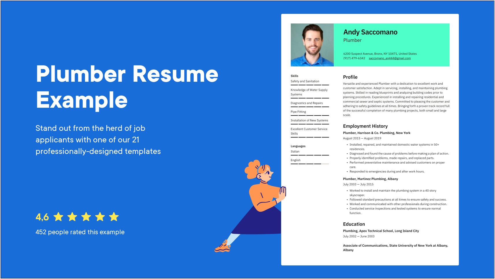Skills And Abilities For A Plumber Resume