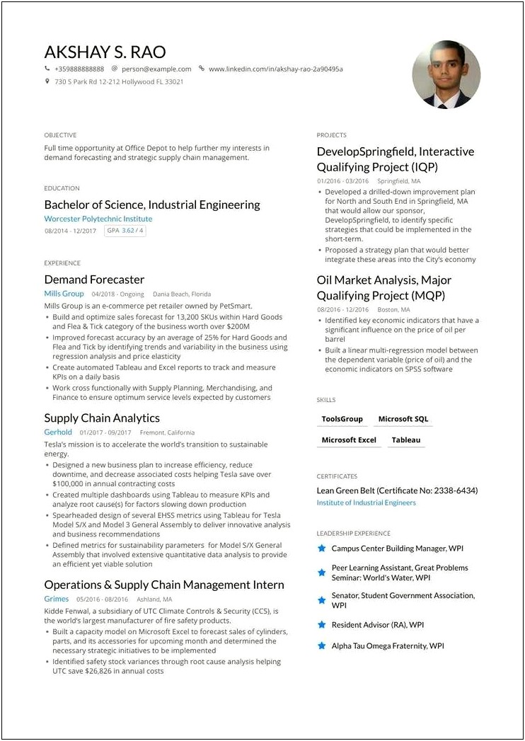 Skills To Have For A Engineering Resume