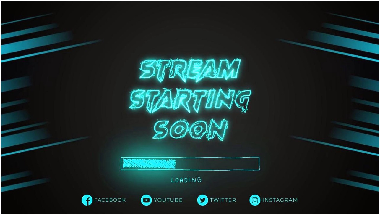 Streaming Soon Custom Template For Twitch Free