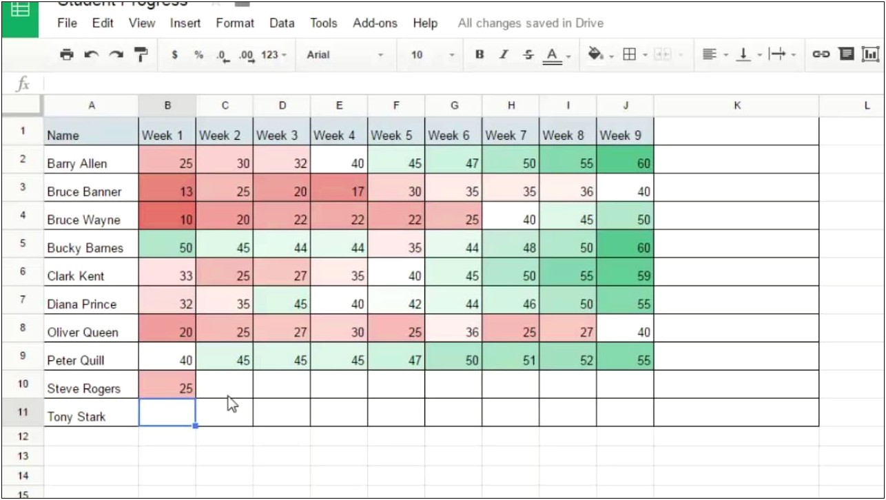 Student Iep Goal Tracking Template Printable Free Excel