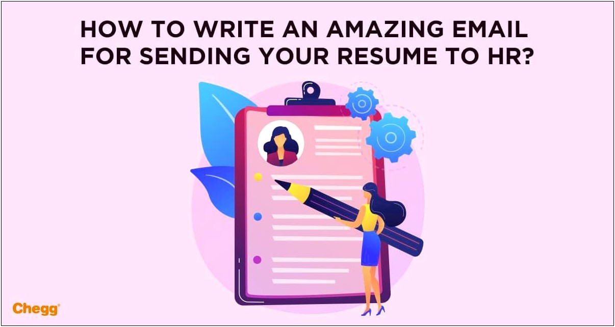 Submitting Cover Letter And Resume Via Email