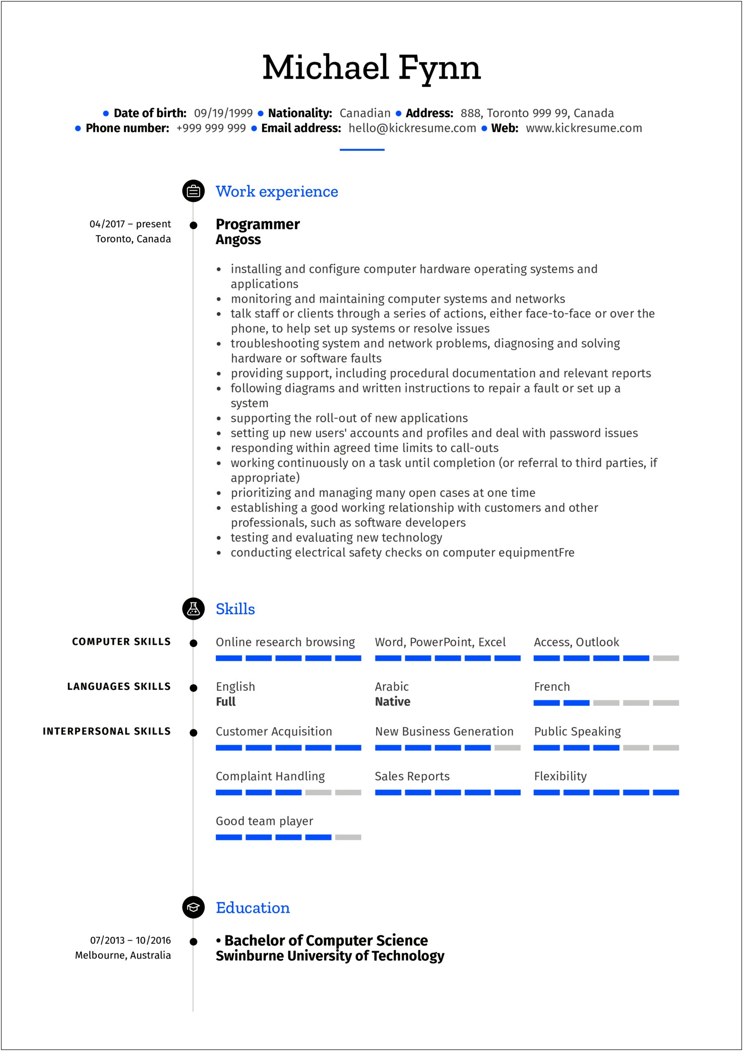Summary For Resume Examples Support Specialist