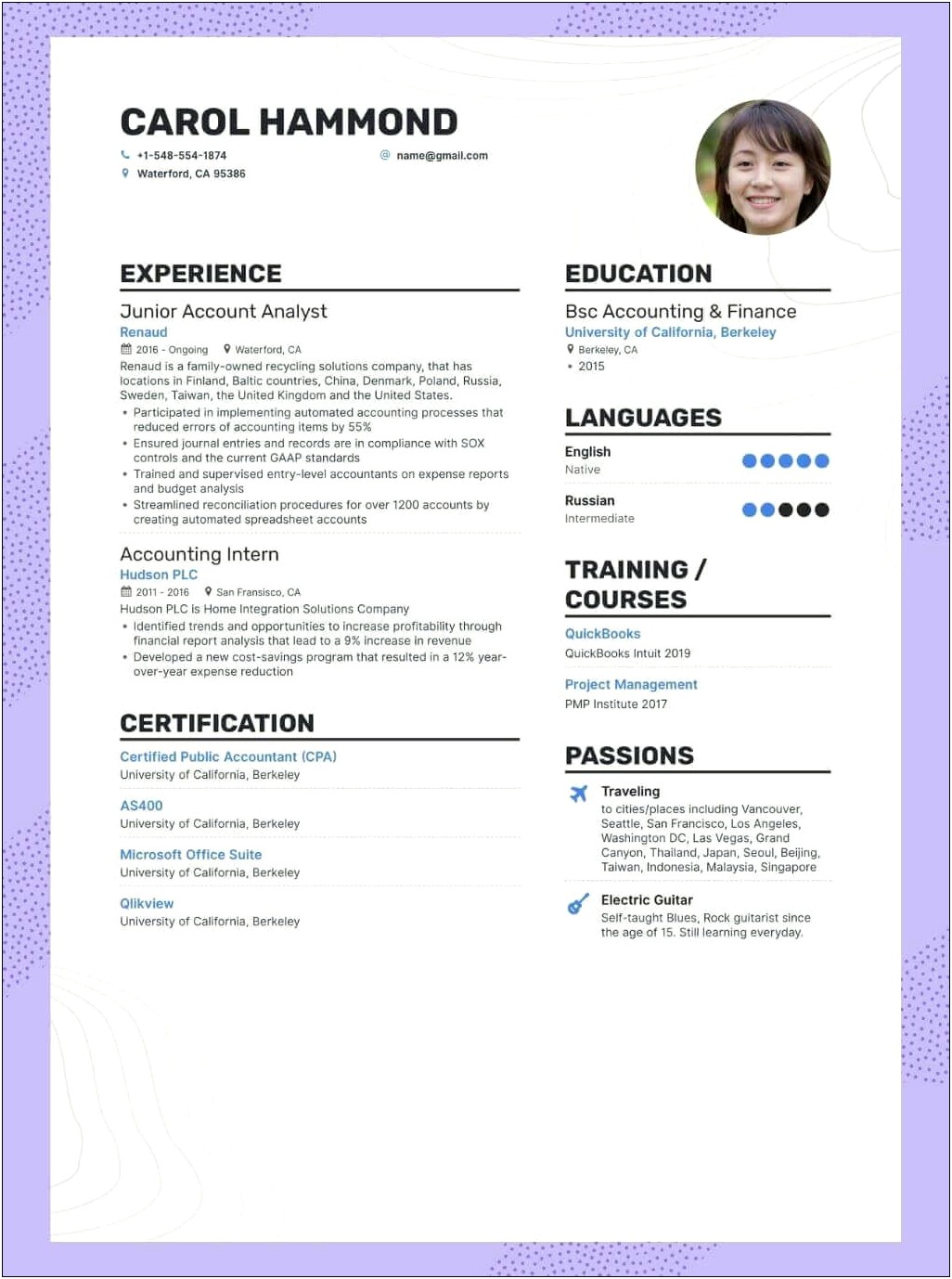 Summary For Resume For Any Available Position