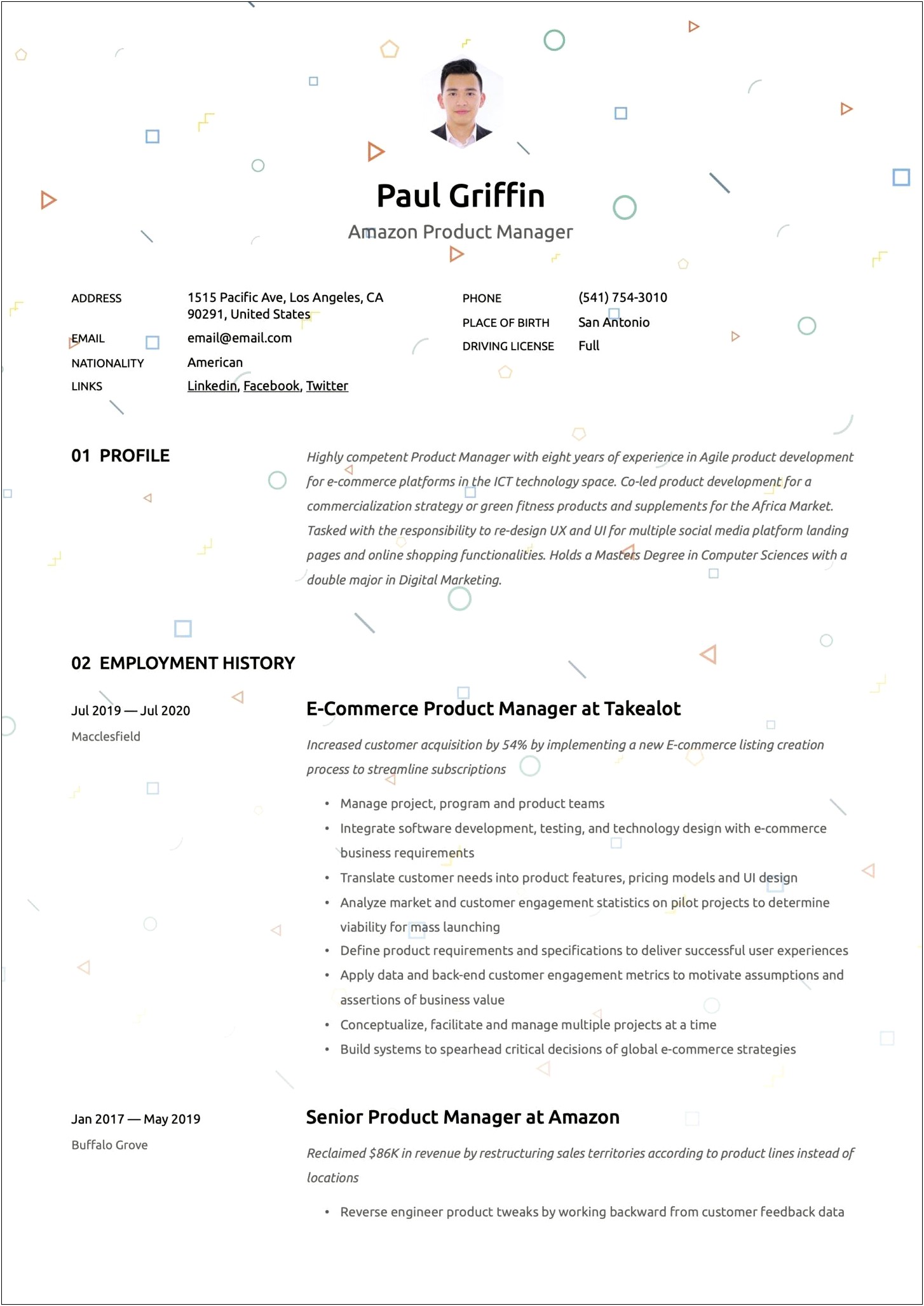 Supply Chain Senior Manager Resume In India Amazon