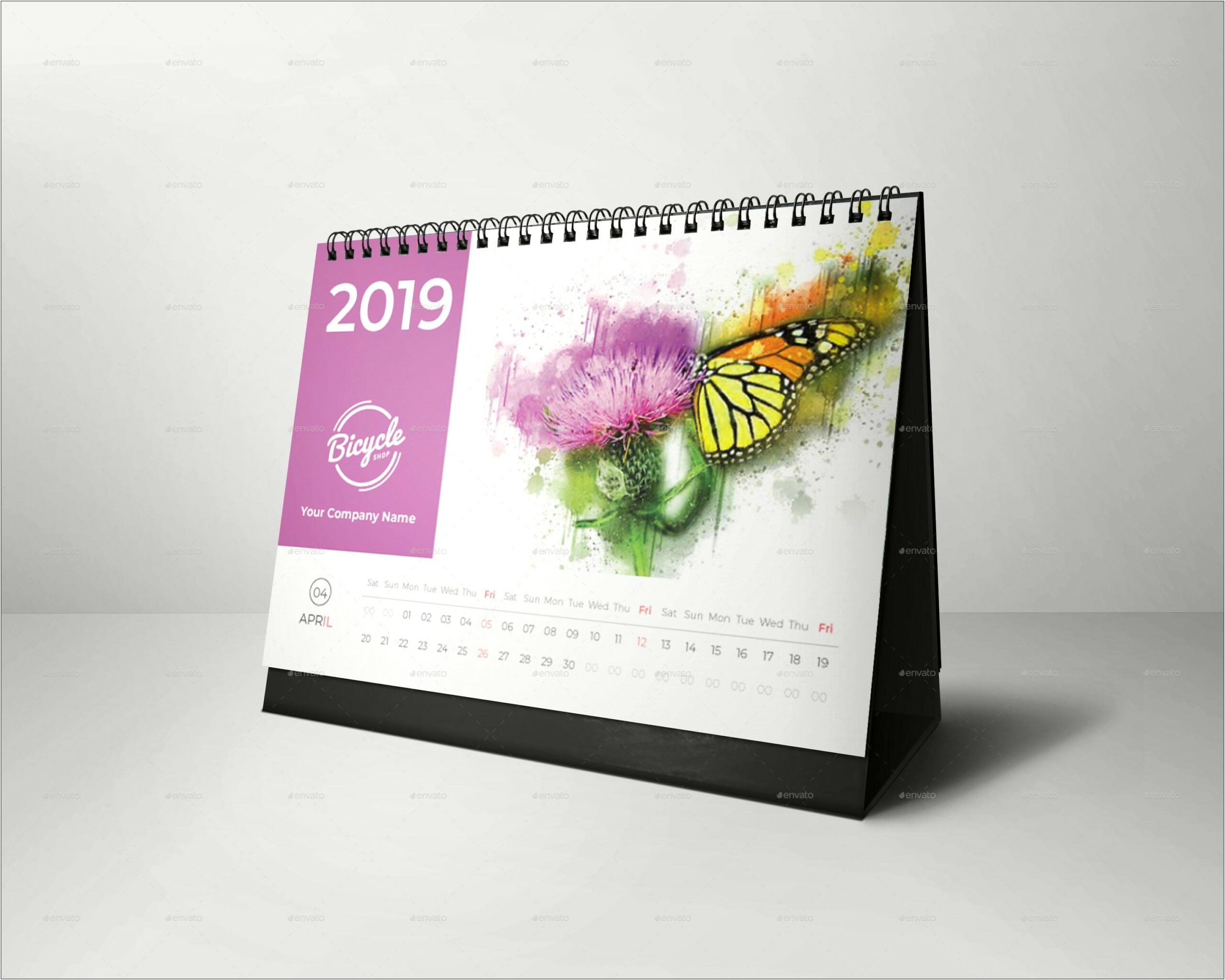 Table Calendar Design Templates Free Download 2018