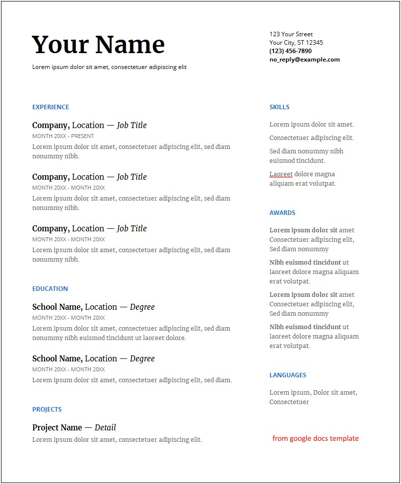 Tables Or Text Boxes For Resumes On Words