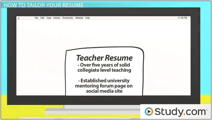 Tailor Your Resume For Different Job