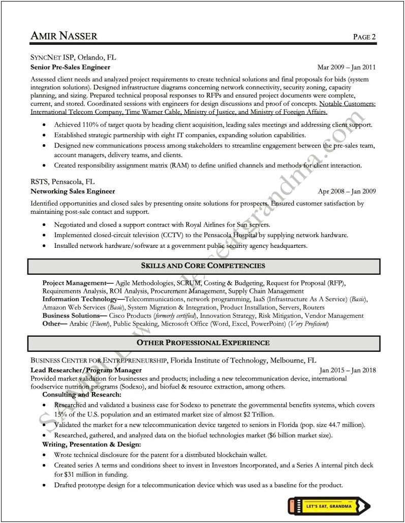 Technical Project Manager Resume Examples 2019
