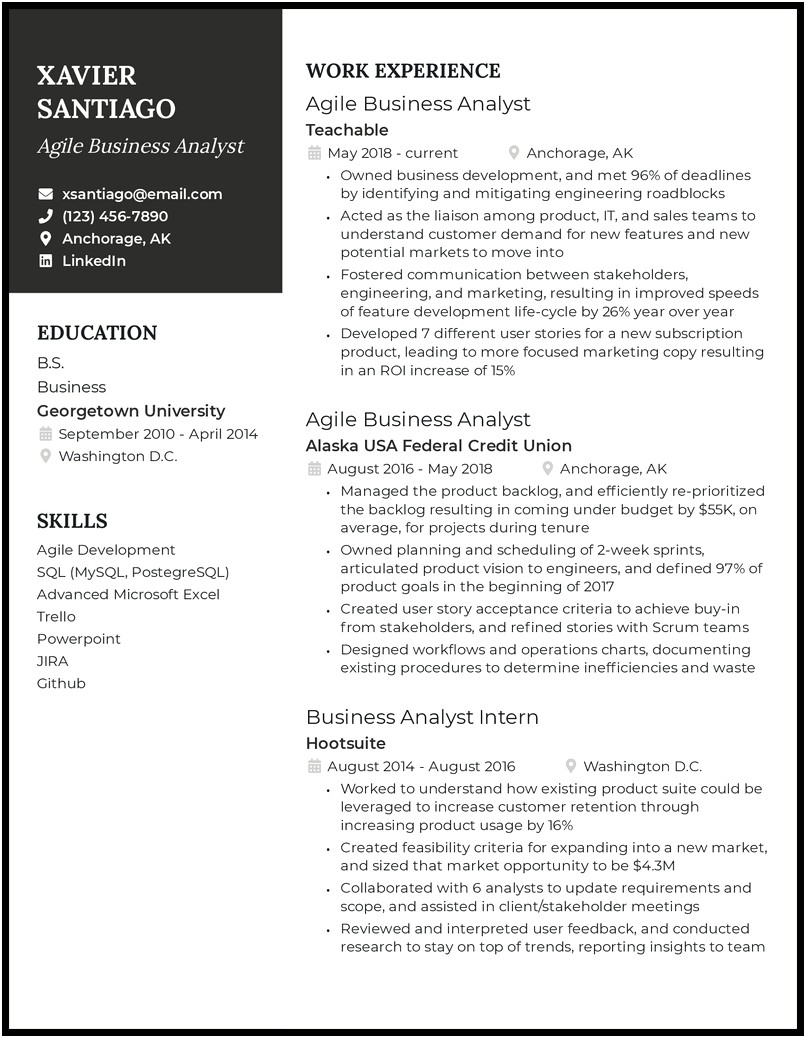 Technical Writing Resume Samples For Freshers