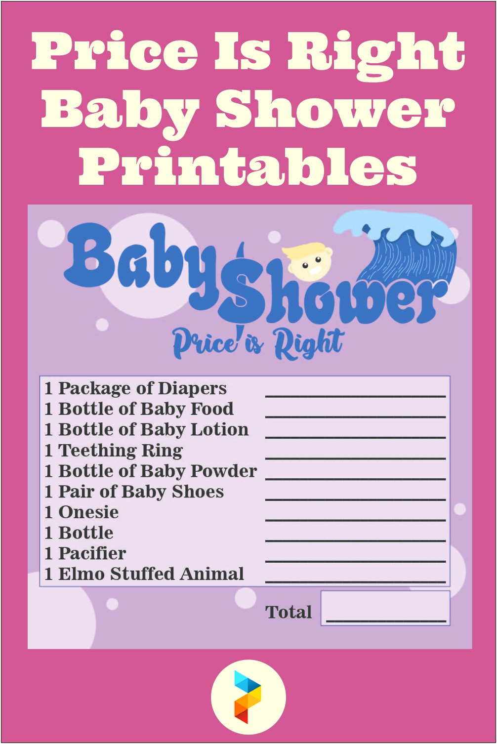 Template For Baby Shower Small Gift Free