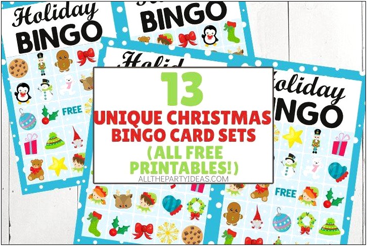 Template For Large Bingo Cards To Print Free