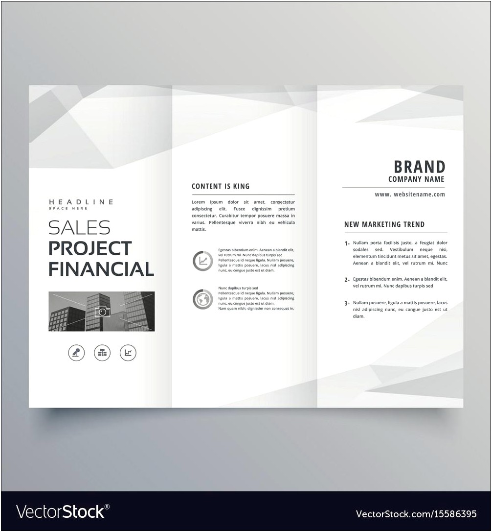 Template To Create A Trifold Brochure Free