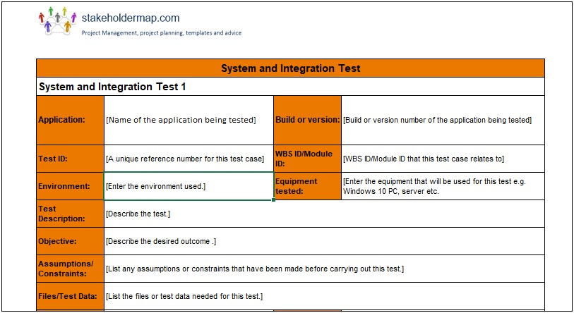 Test Summary Report Template In Excel Download