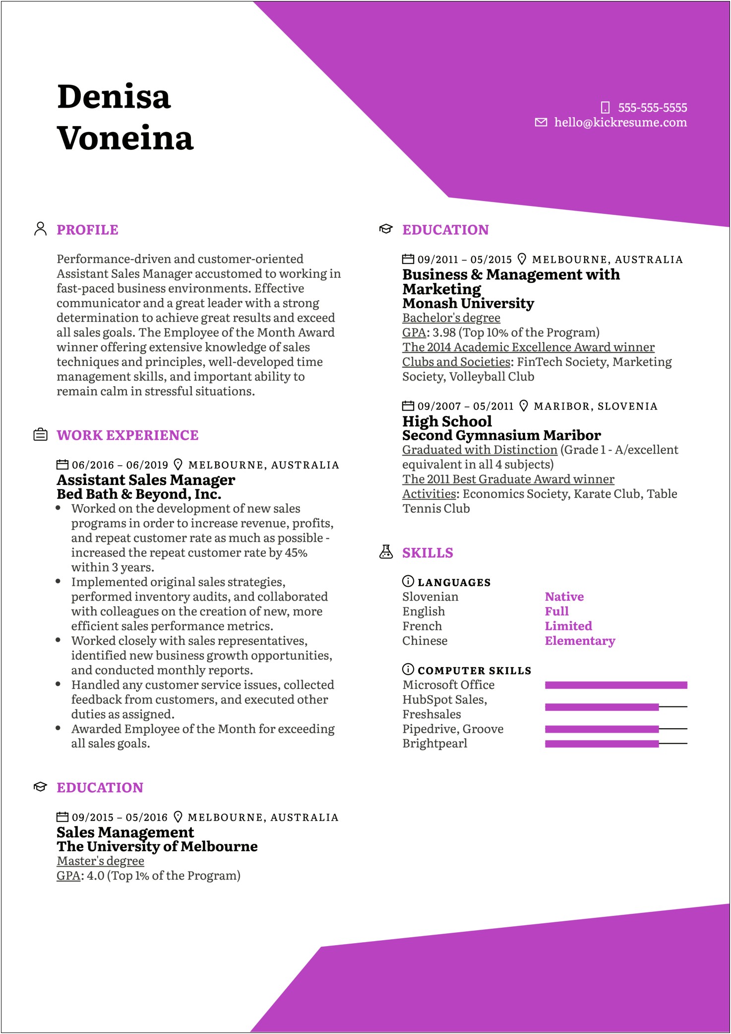 The Best Automotive Sales Manager Resume