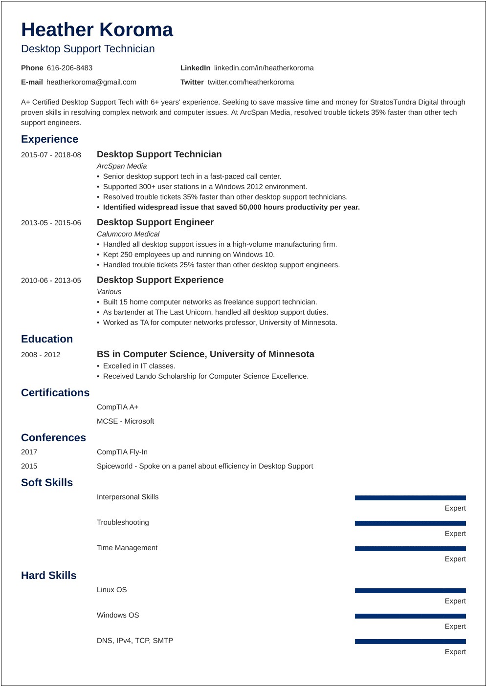 The Best Example Of Cook Resume