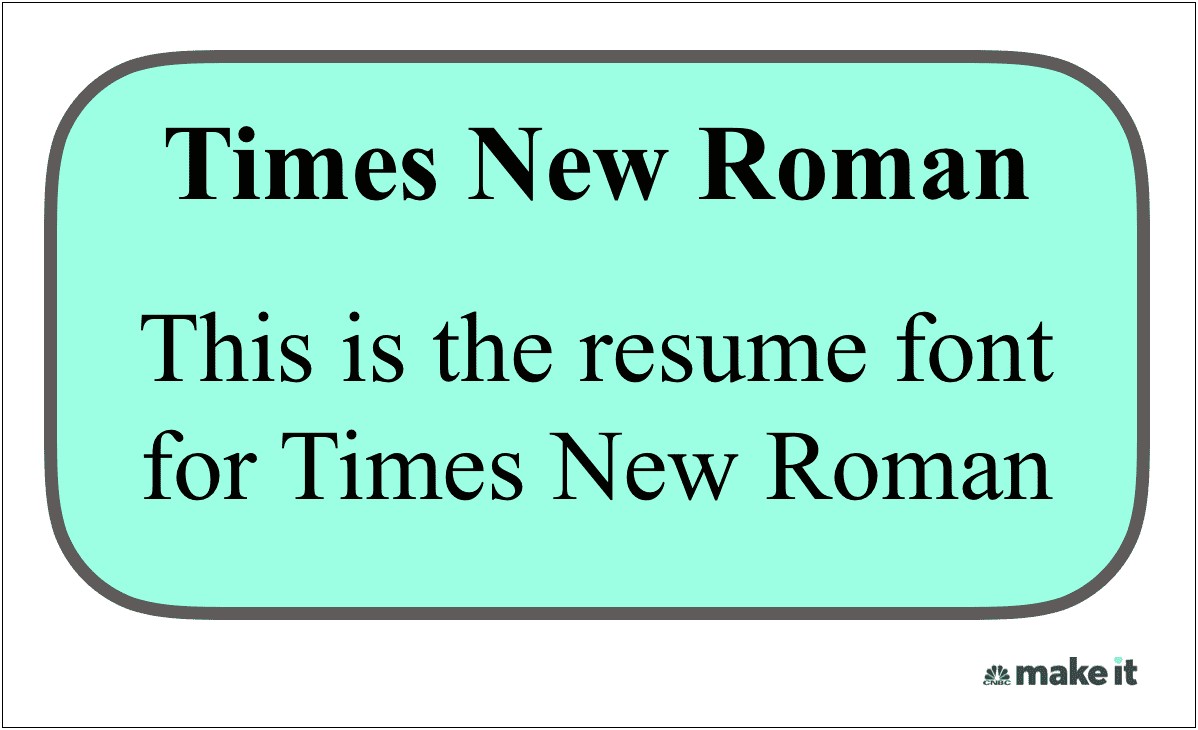 The Best Font Size For Resumes Is