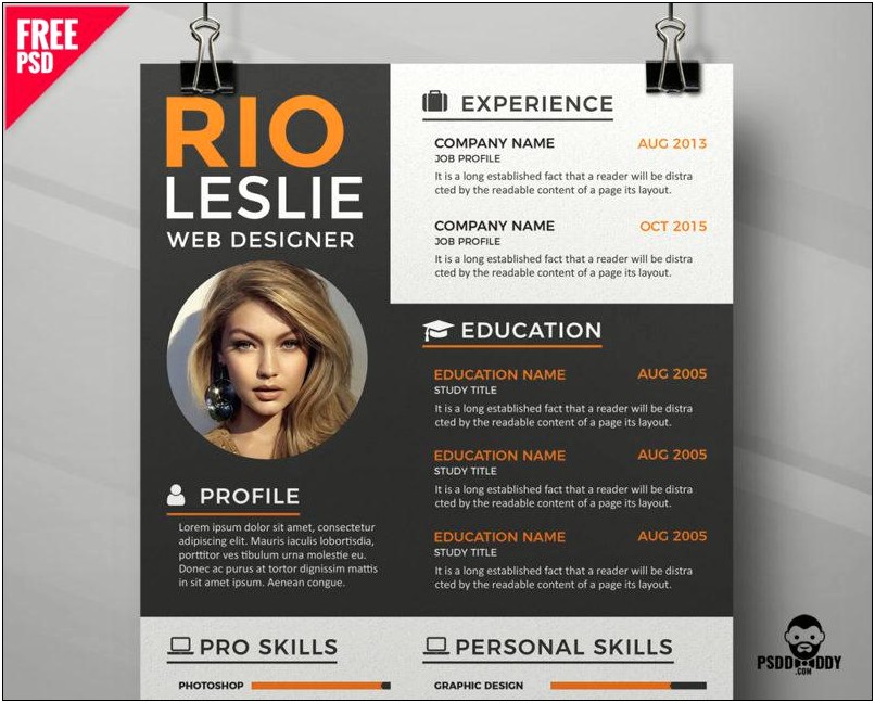 The Best Resume Free Template Download 2018