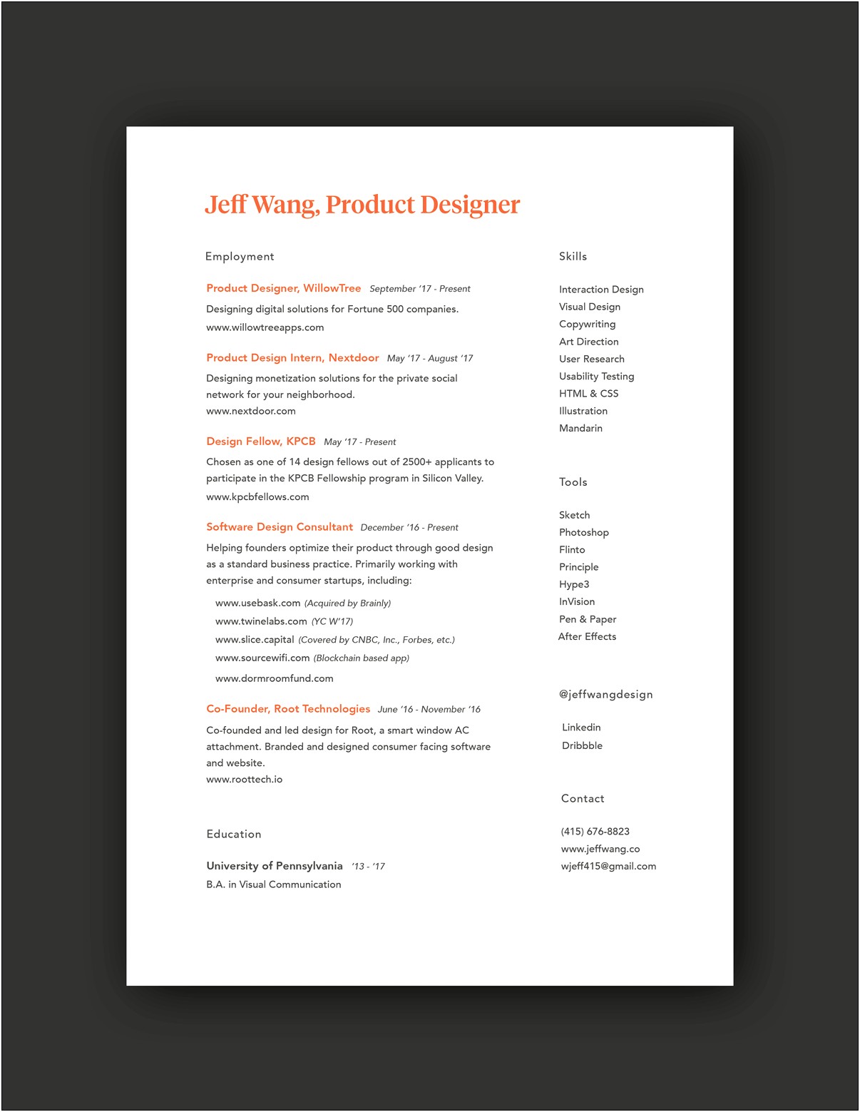 The Languages Section In Resume Example