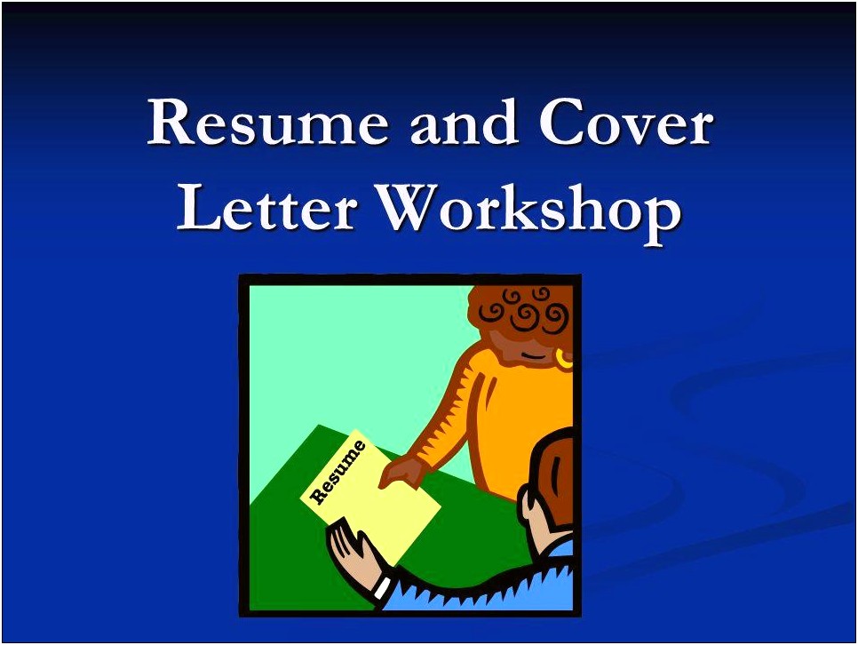 The Purpose Of A Resume Cover Letter