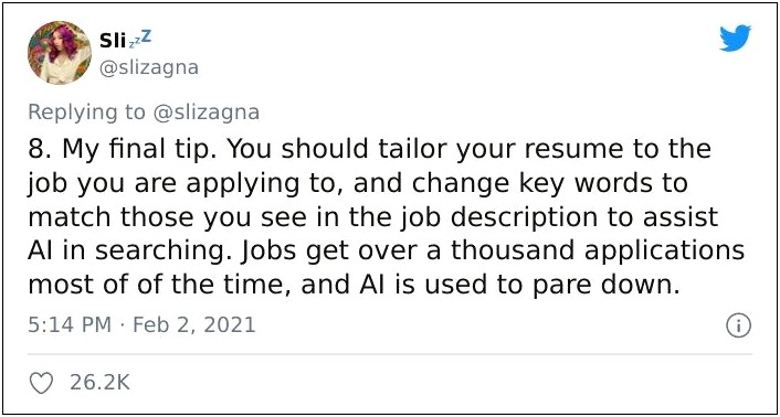 Tips On Tailoring Resume To A Job Description