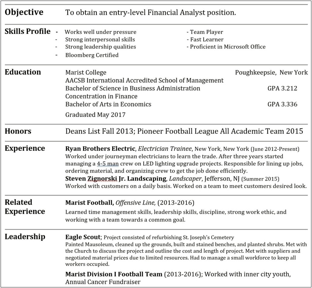Top Hedge Fund Internship Good On Resume