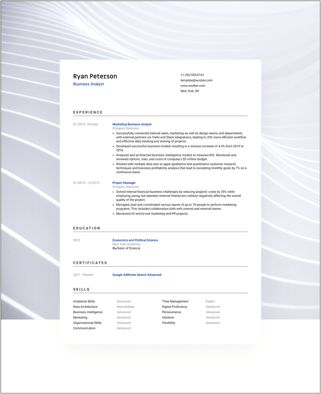 Totally Free Resume Templates Download No Membership Required