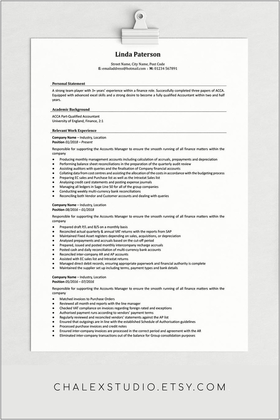Traditional Resume Template Word Free Download