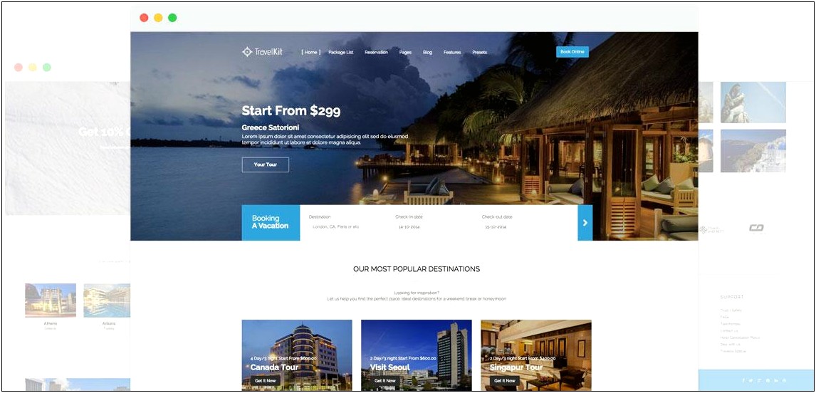 Travel And Tourism Html Templates Free Download