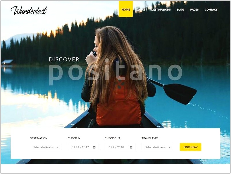 Travel Tour Booking Html5 Template Free Download