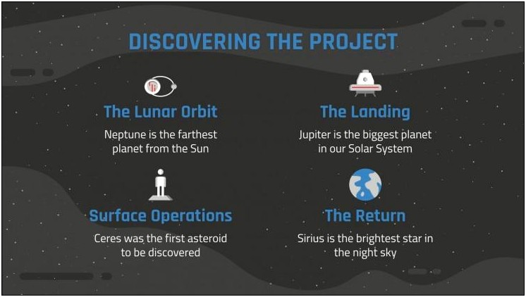Traveling To The Moon Free Powerpoint Template