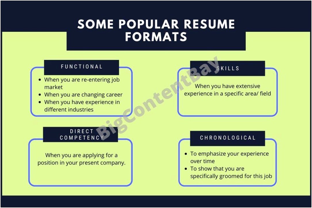 Trending Resume Templates For Reentering Job Market