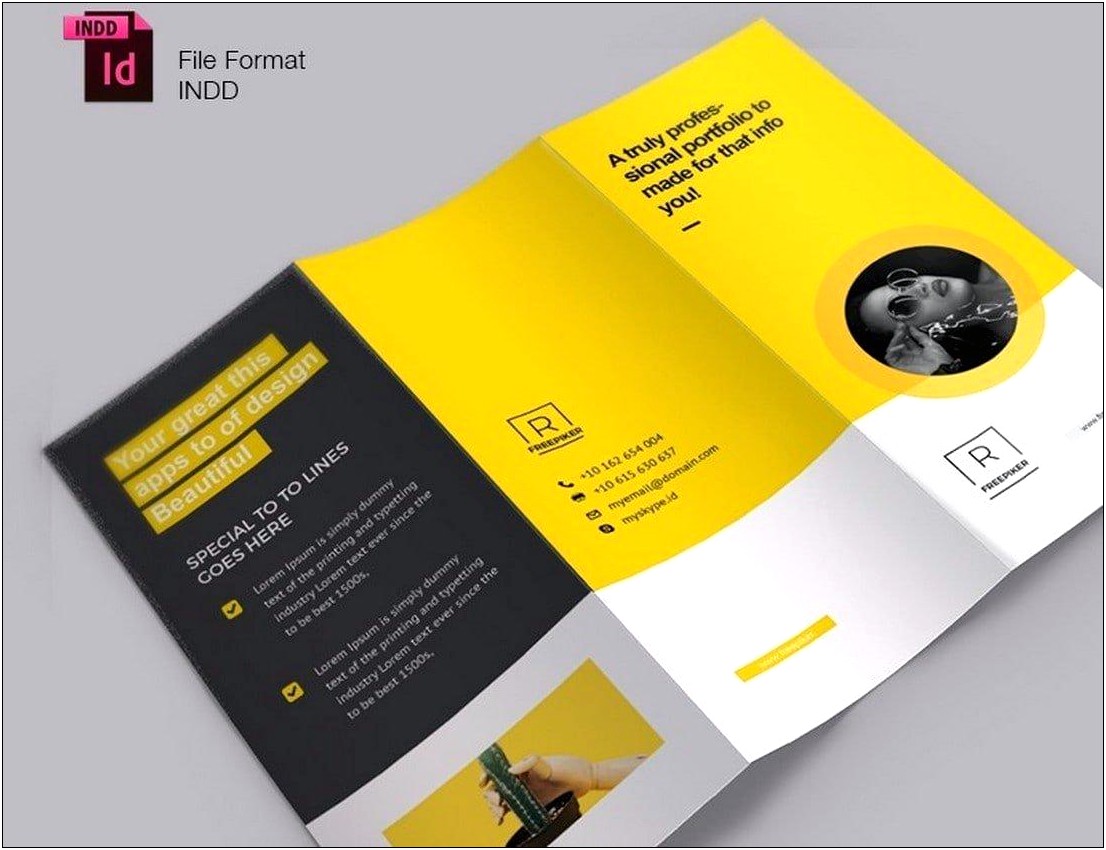 Tri Fold Brochure Template Free Download For Publisher