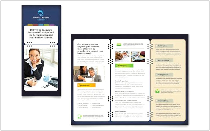 Tri Fold Brochure Templates Microsoft Word Free