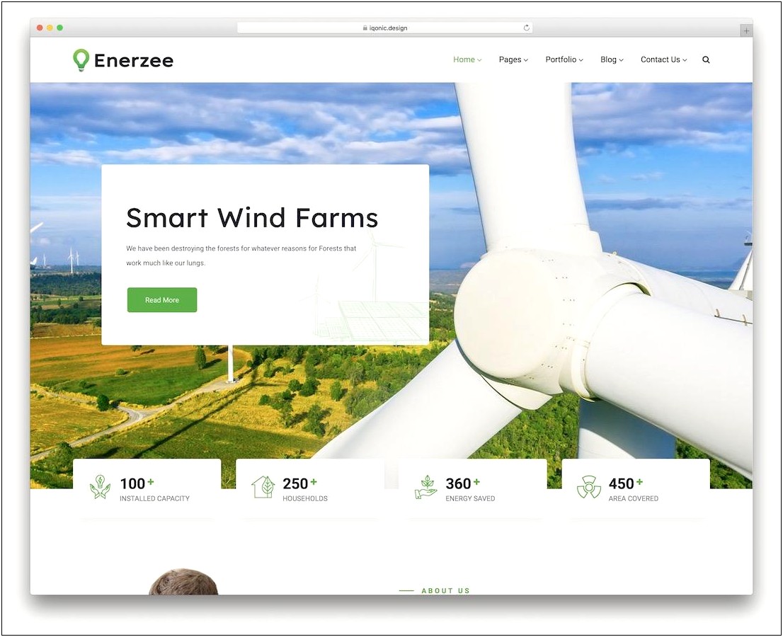 Typhoon Solar & Wind Energy Html Template Free Download