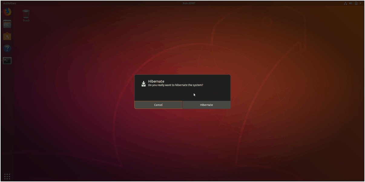 Ubuntu Resume From Hibernate Not Working