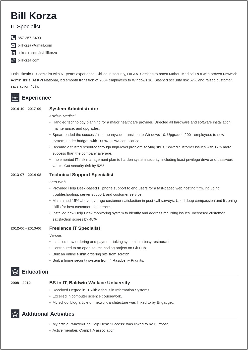 Uc Berkeley Career Center Resume Examples