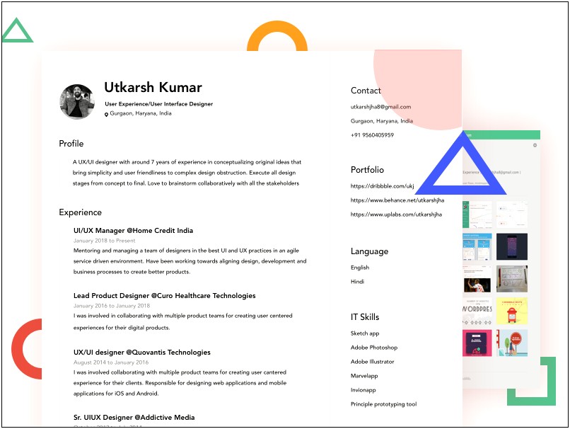 Ui Ux Designer Skills For Resume