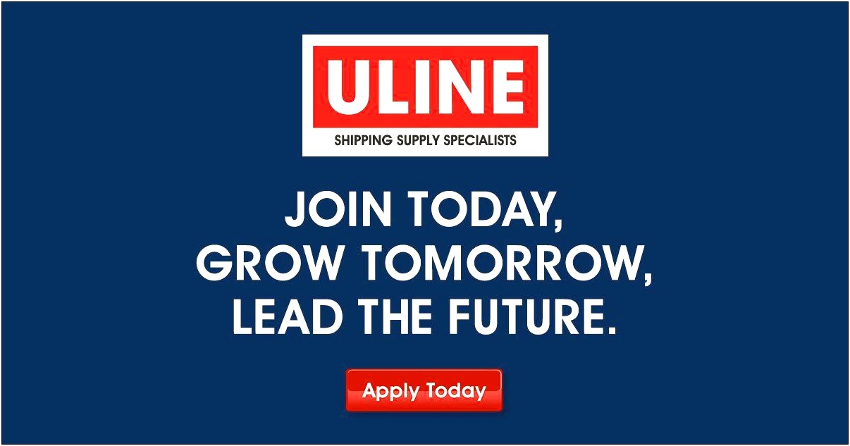 Uline Warehouse Job Description For Resume