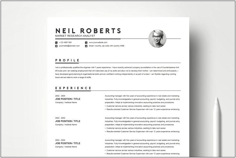 Use A Resume Template For Word Document