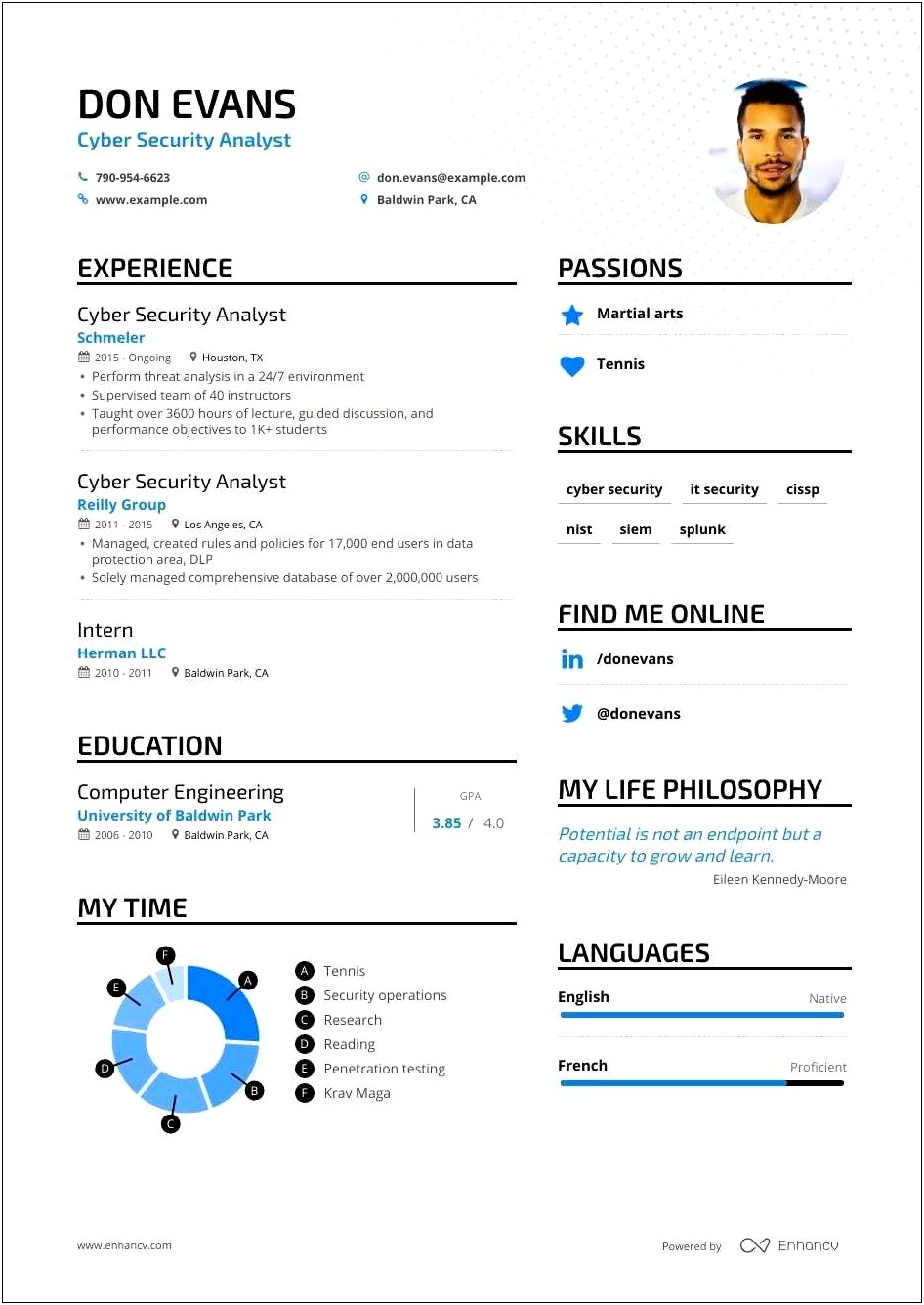 User Experience Engineer Entry Level Resume