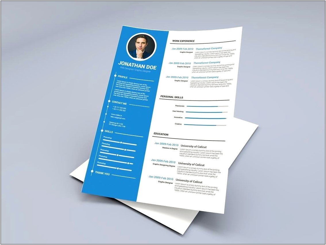 Using Resume Templates In Word 2010
