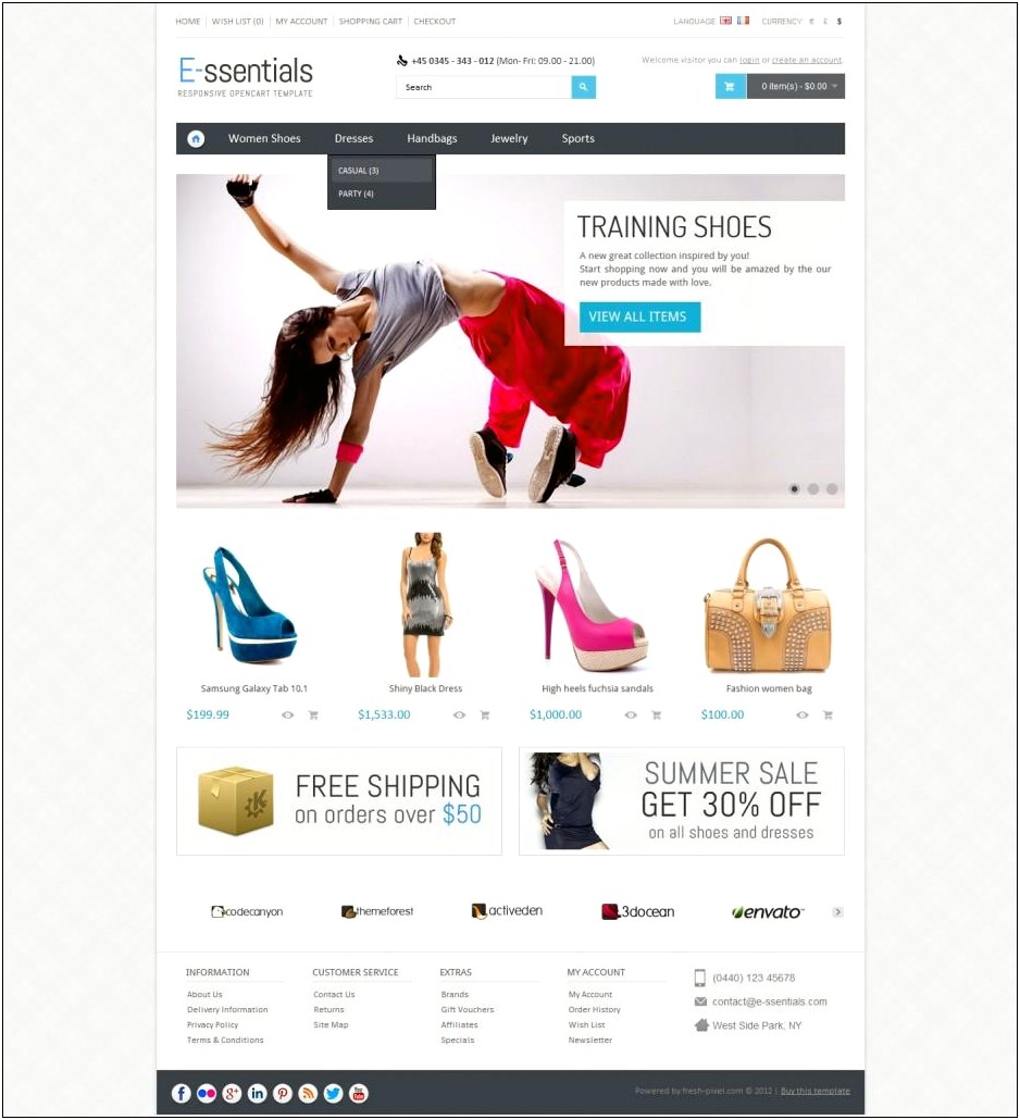 Ustore Responsive Ecommerce Html5 Template Free Download