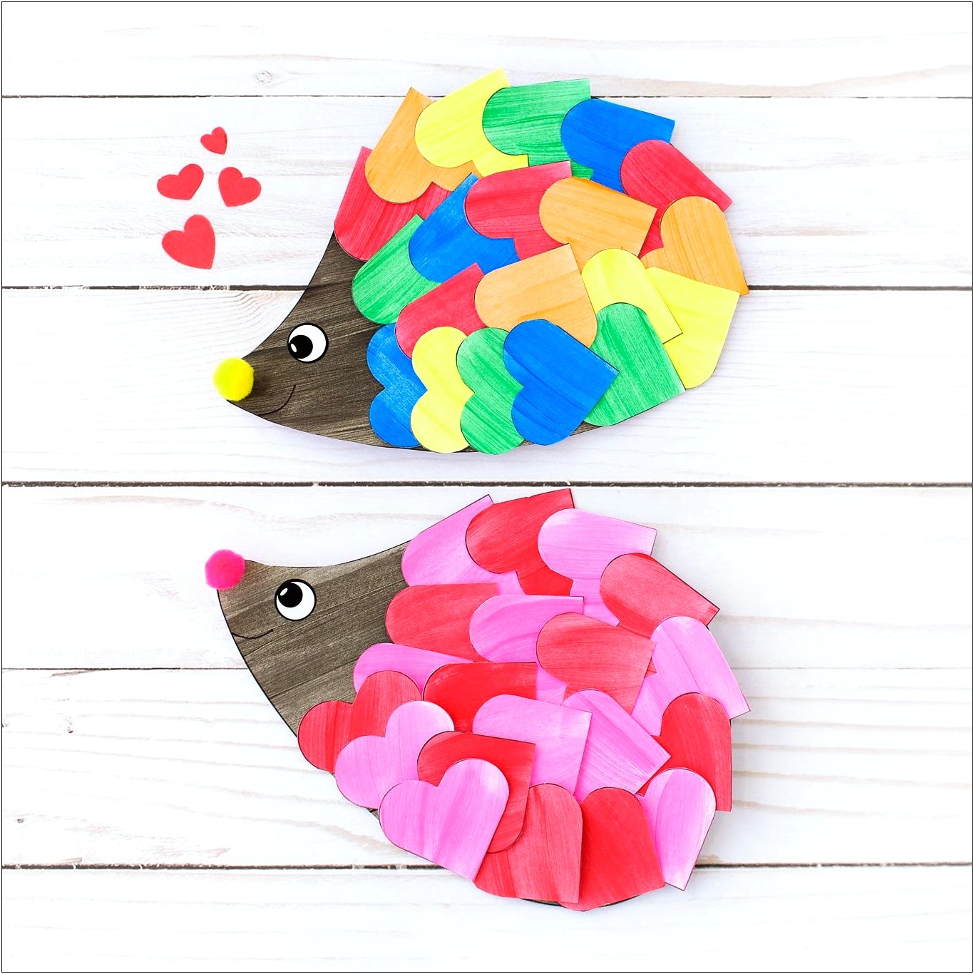 Valentine Animal Crafts For Preschoolers Free Templates