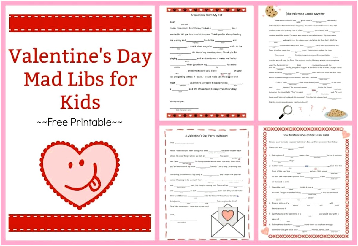 Valentine Day Party Letter To Parents Template Free