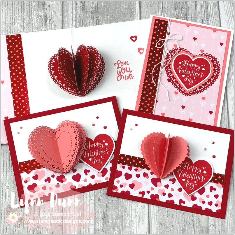 Valentine Pop Up Card Template Free Download