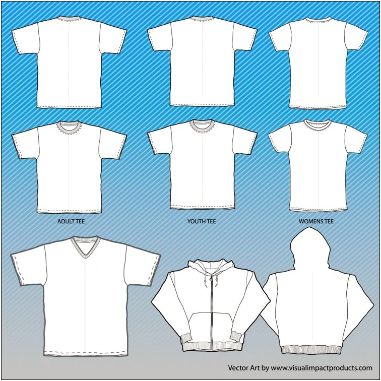 Vector T Shirt Mockup Templates Free Download