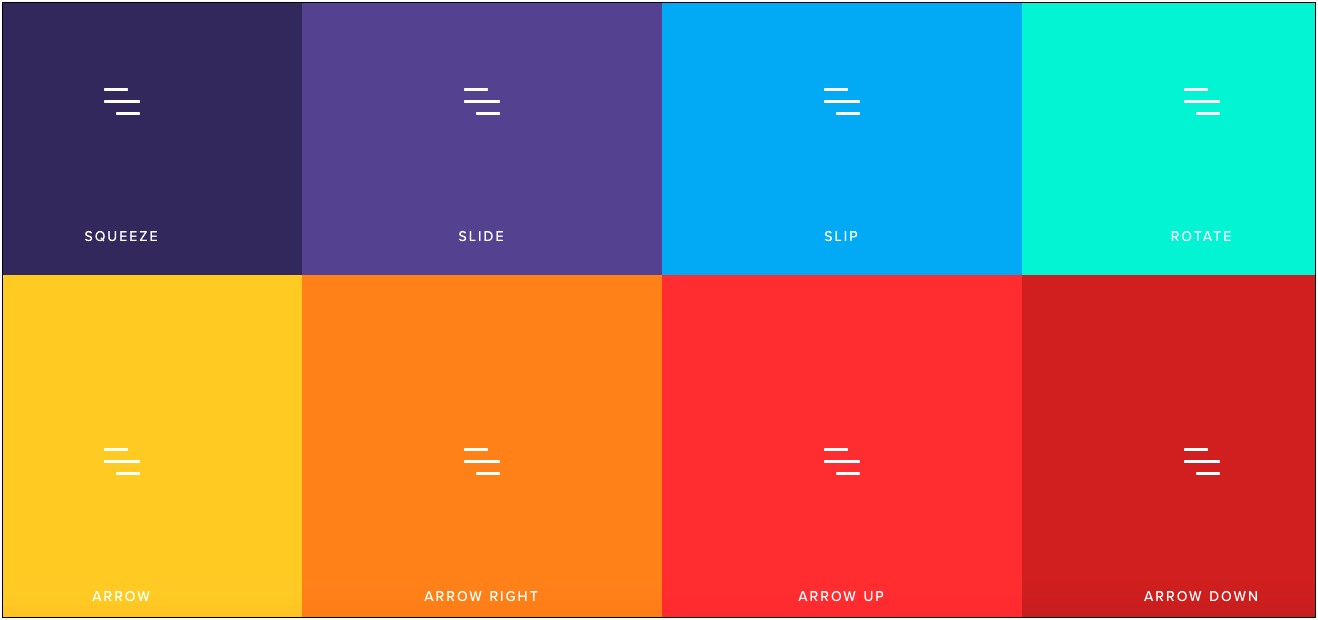 Vertical Stack Side Menu Css Templates Free