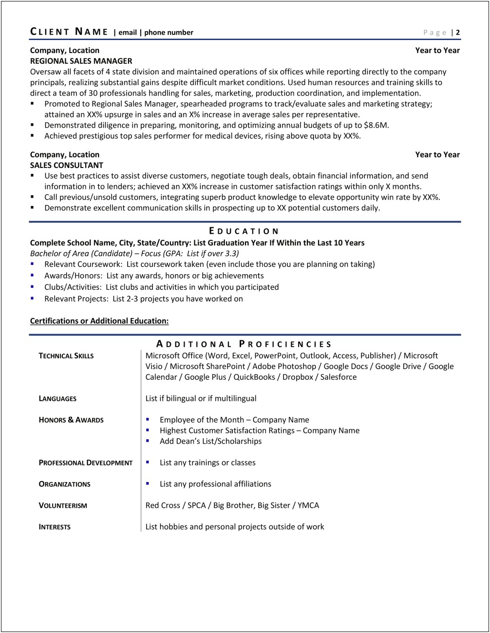 Vice President Of It Resume Examples